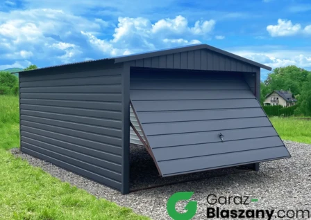 garaż blaszany 3x5 antracyt