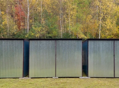 Garaż blaszany 3x5 ocynkowany ogniowo, szeregowy